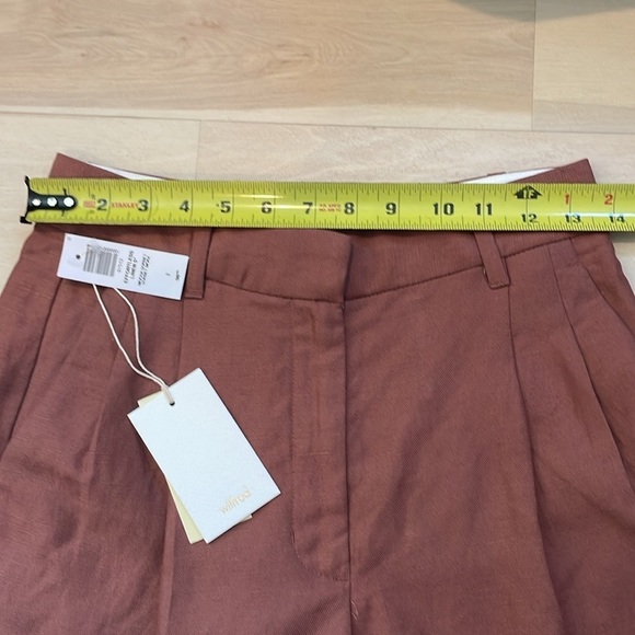 Aritzia color mocha sorbet Effortless Linen 5" Short - Picture 11 of 12